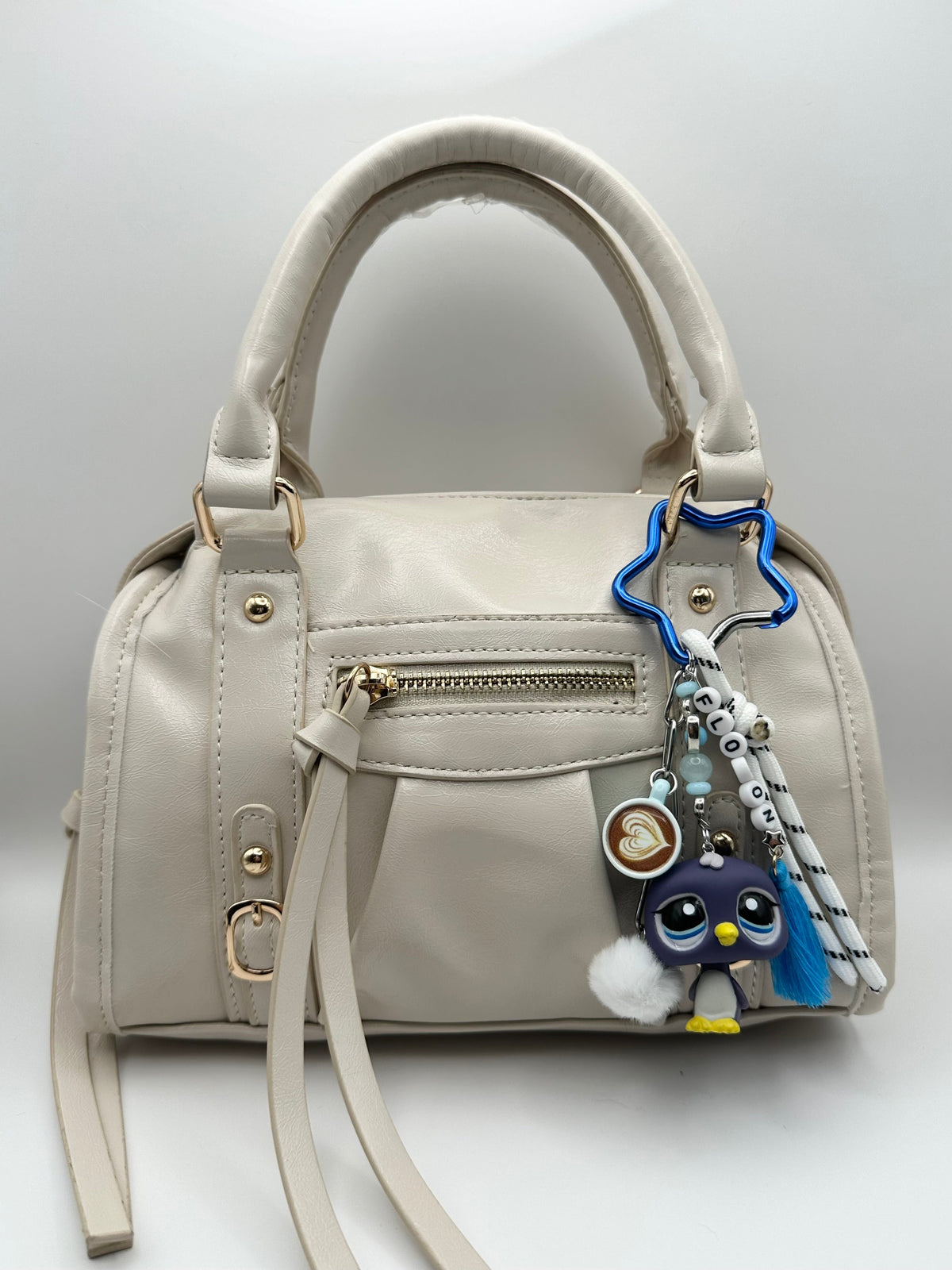 Porte-clés pingouin bleu foncé Lolipets Memories