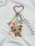 Porte-clés panda marron clair Lolipets Memories