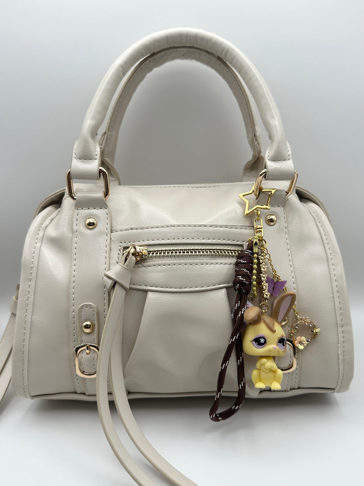 Porte-clés lapin jaune et marron Lolipets Memories