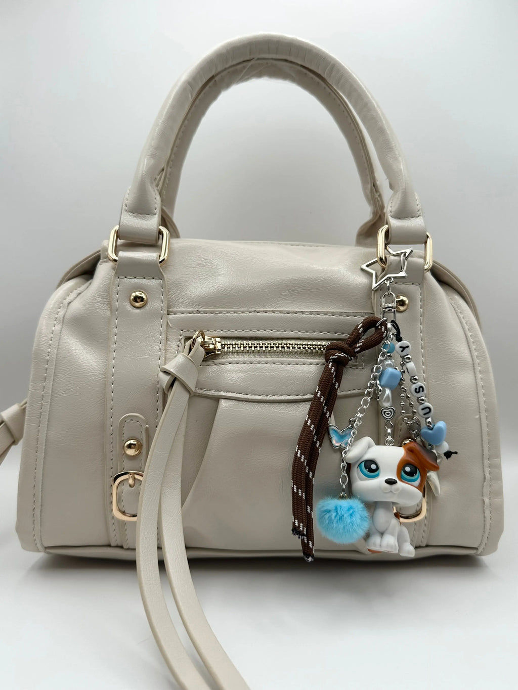 Porte-clés chien jack russel blanc et marron Lolipets Memories