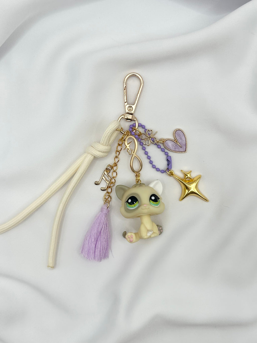 Porte-clés chaton bicolore Lolipets Memories