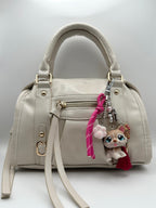 Porte-clés chien husky beige bicolore Lolipets Memories