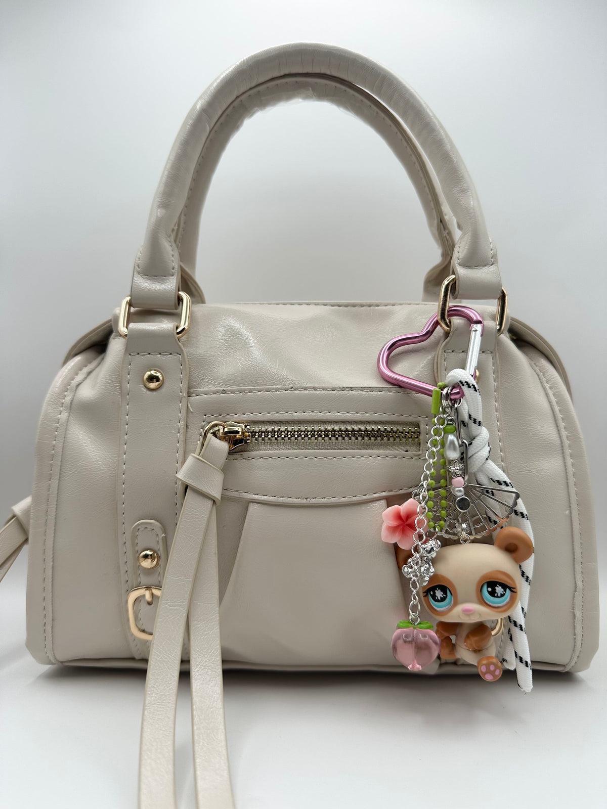 Porte-clés panda marron clair Lolipets Memories
