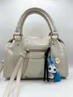 Porte-clés lapin blanc et bleu Lolipets Memories