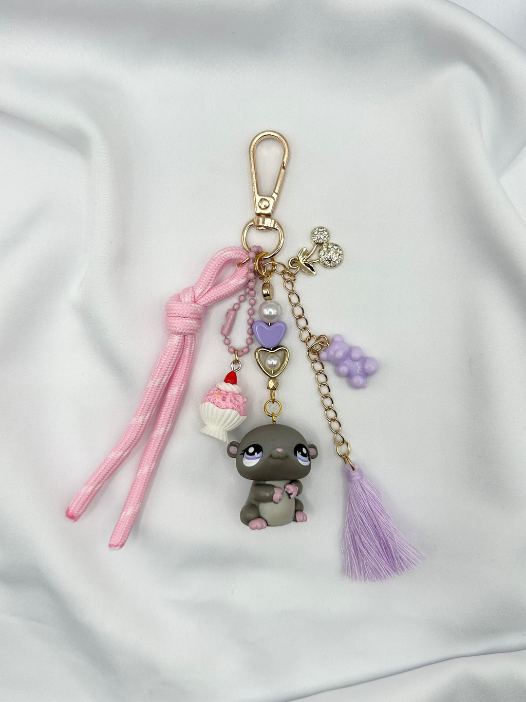 Porte-clés souris grise Lolipets Memories