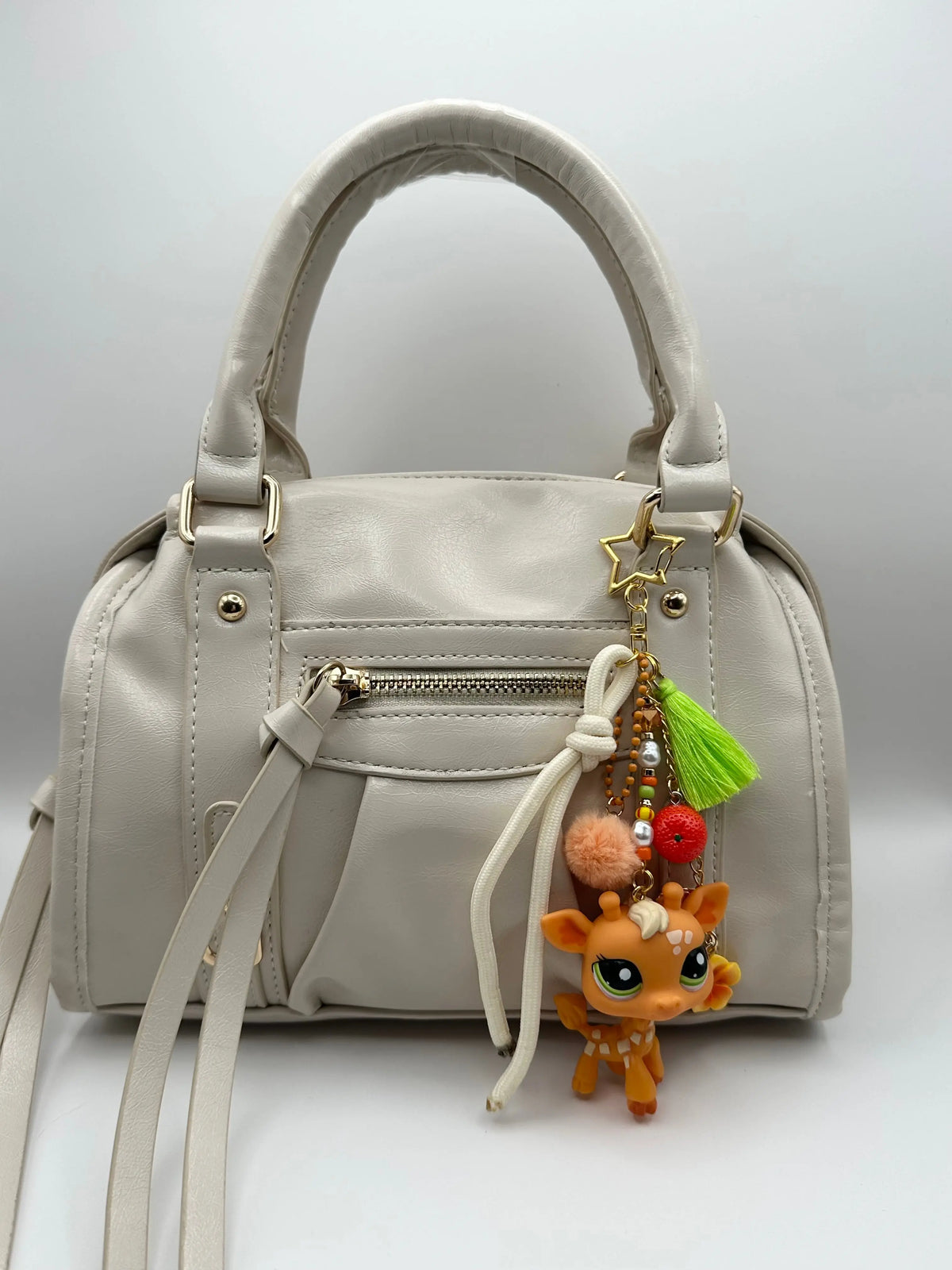 Porte-clés girafe orange Lolipets Memories