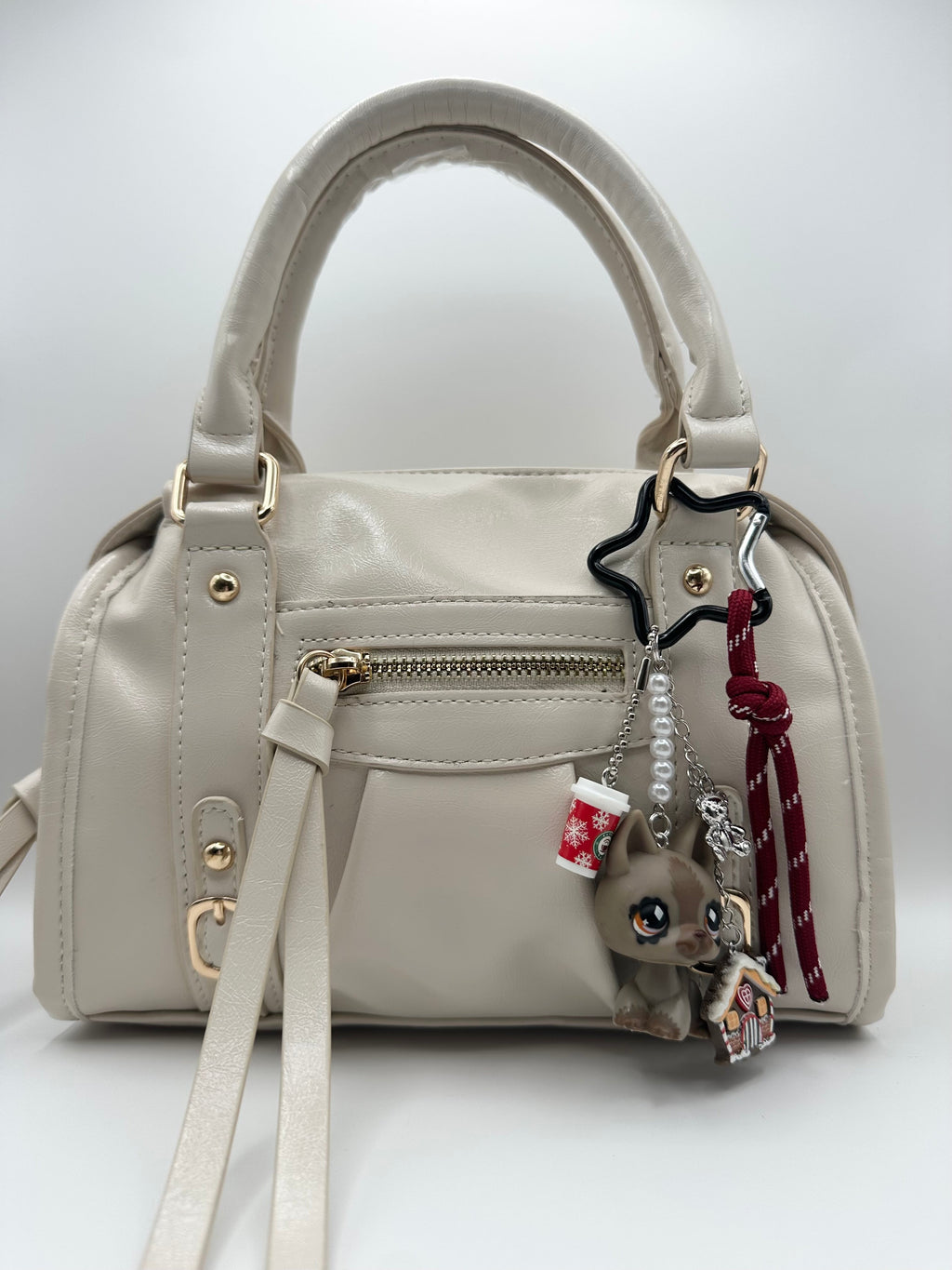 Porte-clés chien berger allemand marron bicolore Lolipets Memories