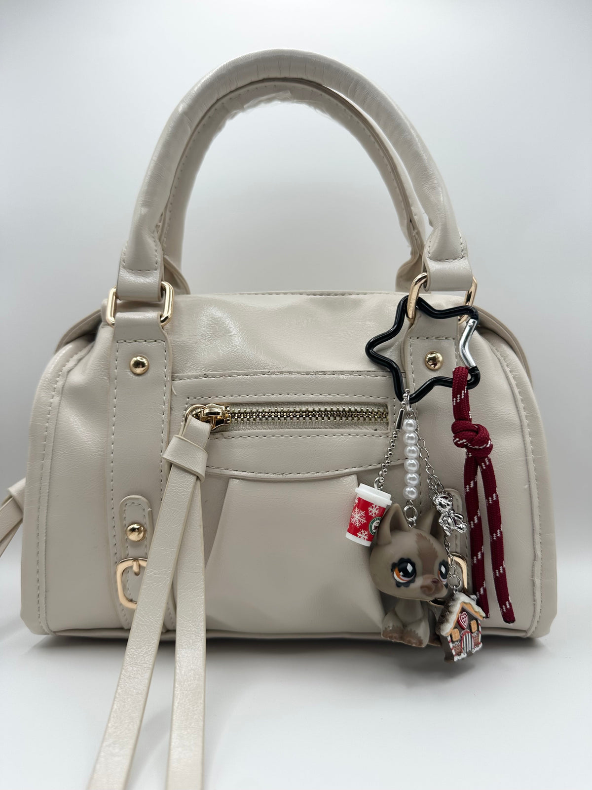 Porte-clés chien berger allemand marron bicolore Lolipets Memories