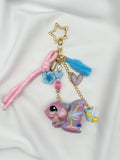Porte-clés poisson rose et bleu Lolipets Memories