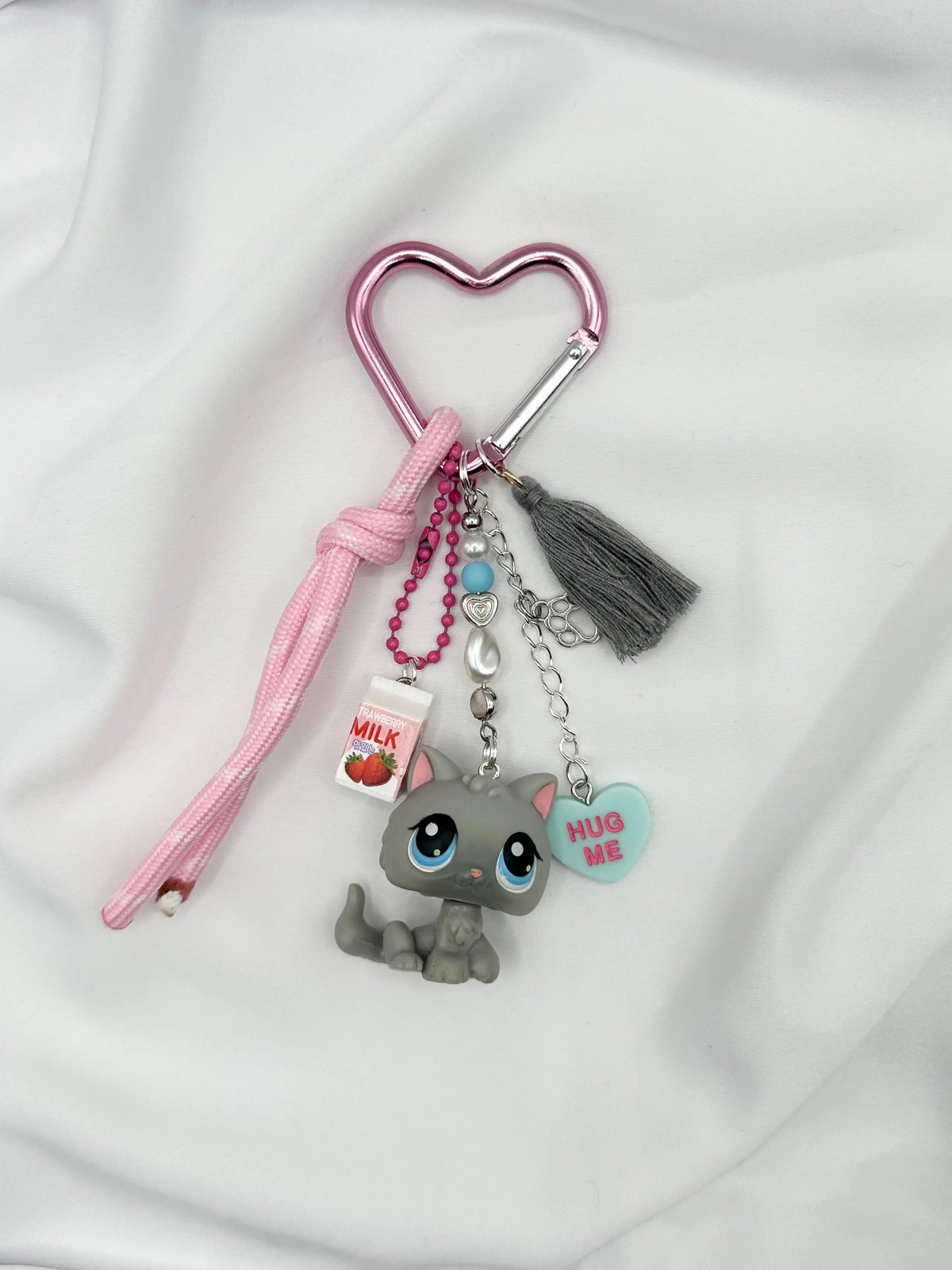 Porte-clés chaton gris Lolipets Memories