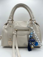 Porte-clés pingouin bleu marine et blanc Lolipets Memories