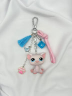 Porte-clés cochon rose claire Lolipets Memories