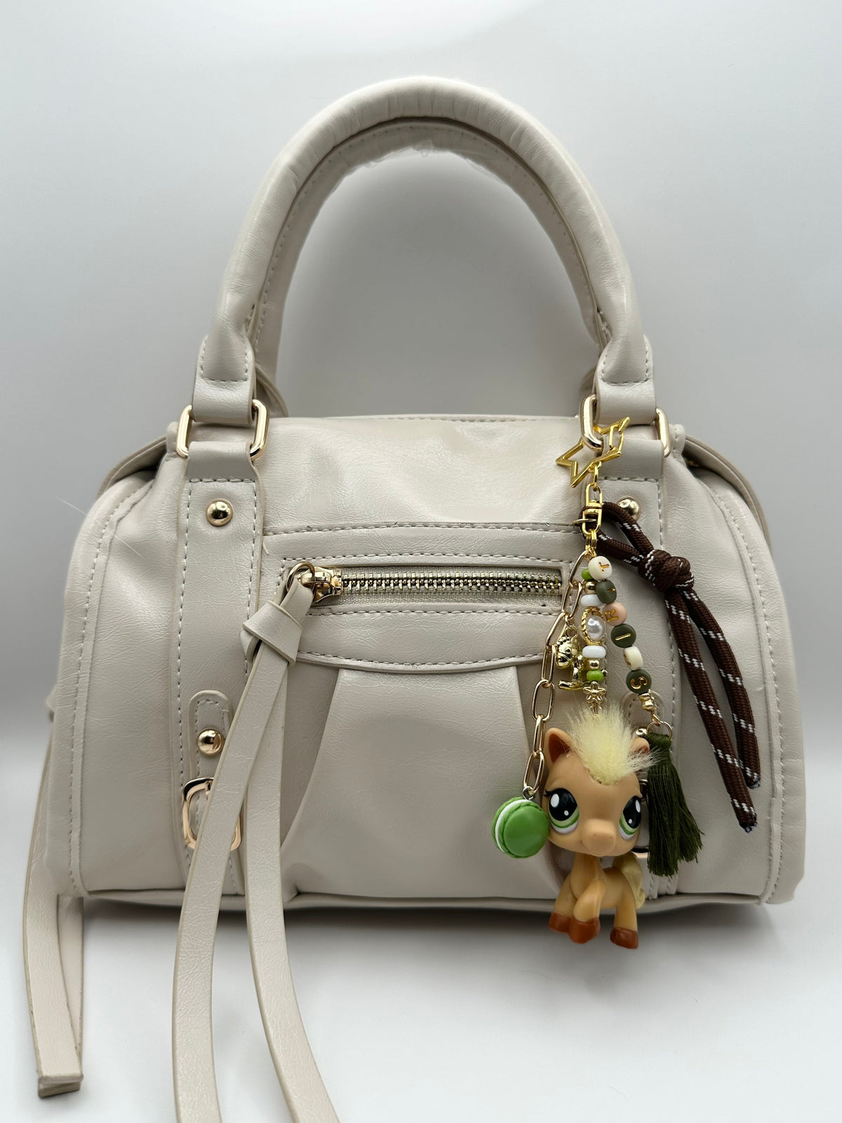 Porte-clés poulain beige Lolipets Memories