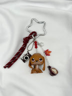 Porte-clés chien beagle marron Lolipets Memories