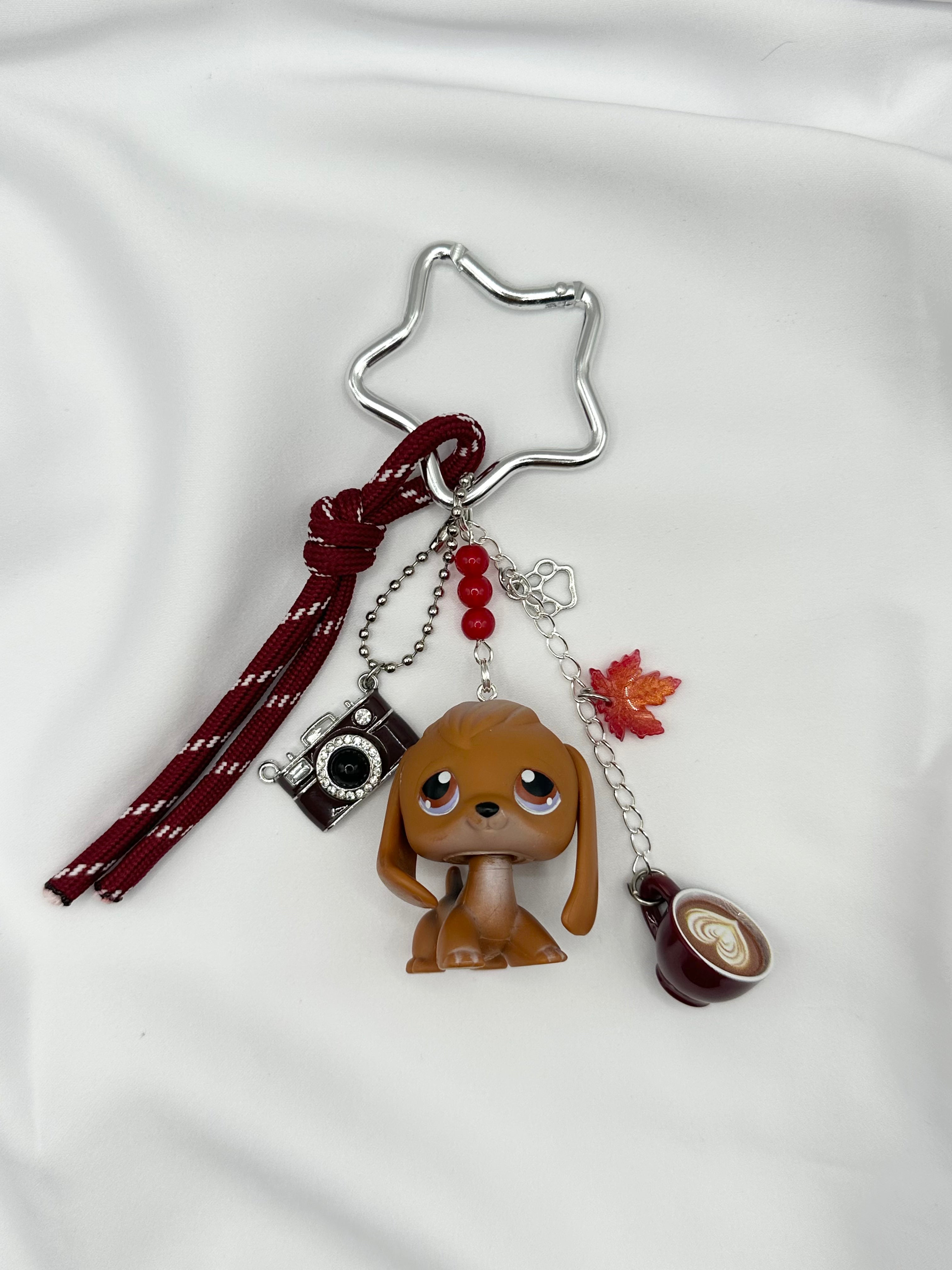 Porte-clés chien beagle marron Lolipets Memories