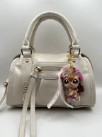 Porte-clés biche marron bicolore Lolipets Memories