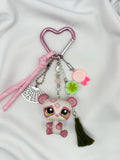 Porte-clés panda rose Lolipets Memories