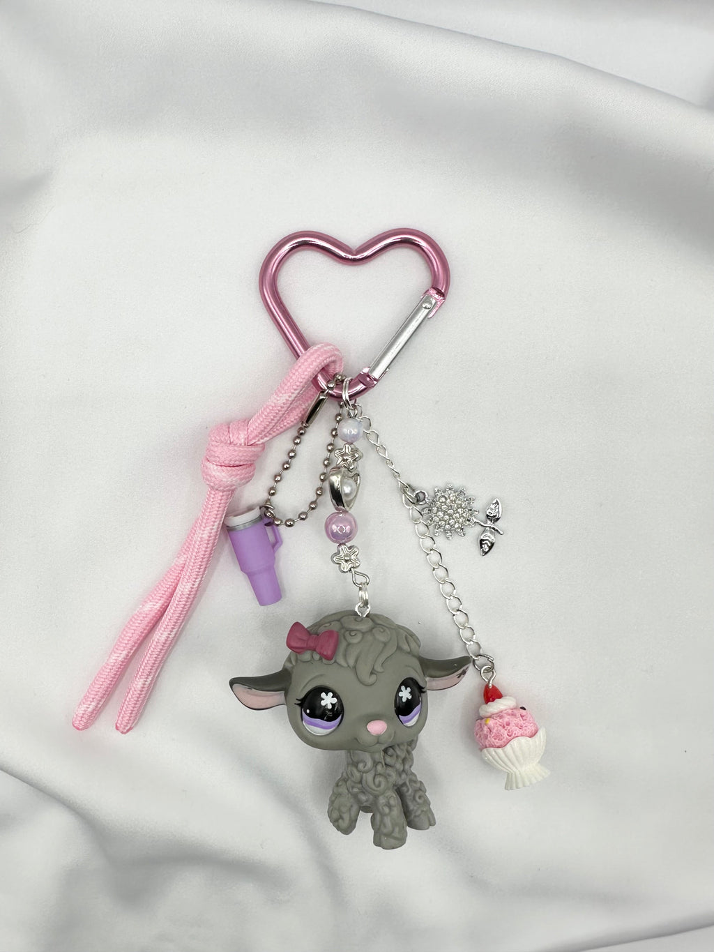 Porte-clés mouton gris Lolipets Memories