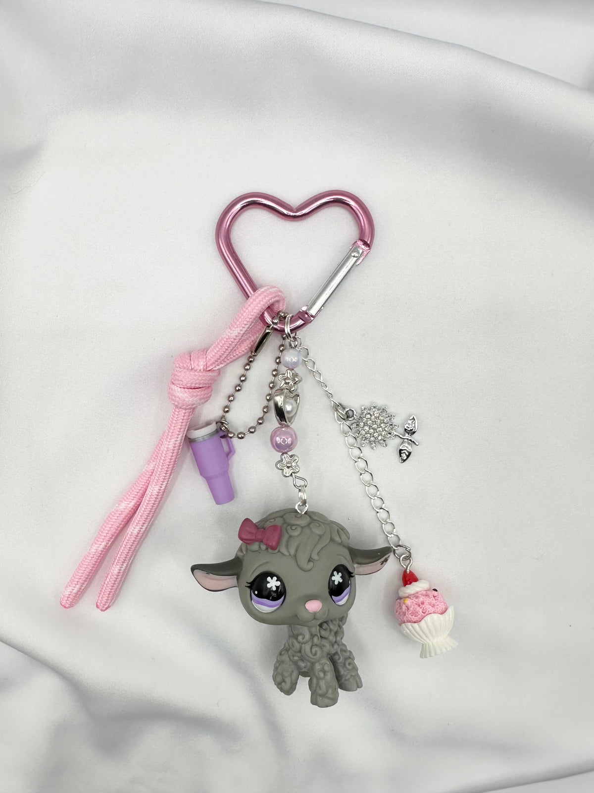 Porte-clés mouton gris Lolipets Memories
