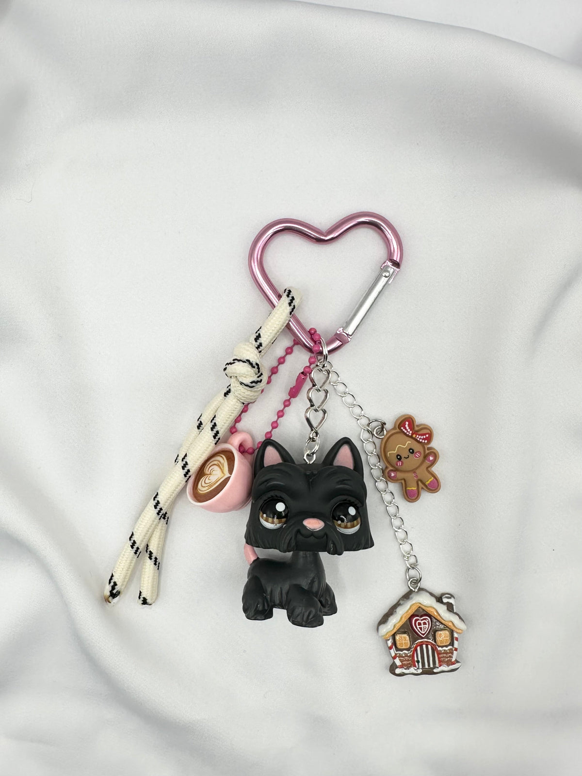 Porte-clés chien écossais noir Lolipets Memories