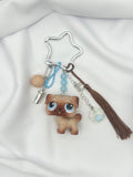 Porte-clé chien carlin marron Lolipets Memories