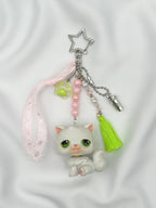 Porte-clé chat persan blanc Lolipets Memories