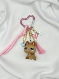 Porte-clés chien berger allemand marron bicolore Lolipets Memories