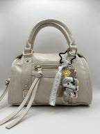 Porte-clé chien de berger blanc et violet Lolipets Memories