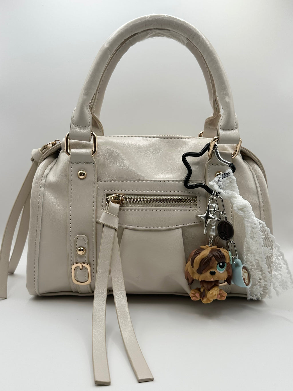 Porte-clés chien de berger marron bicolore Lolipets Memories