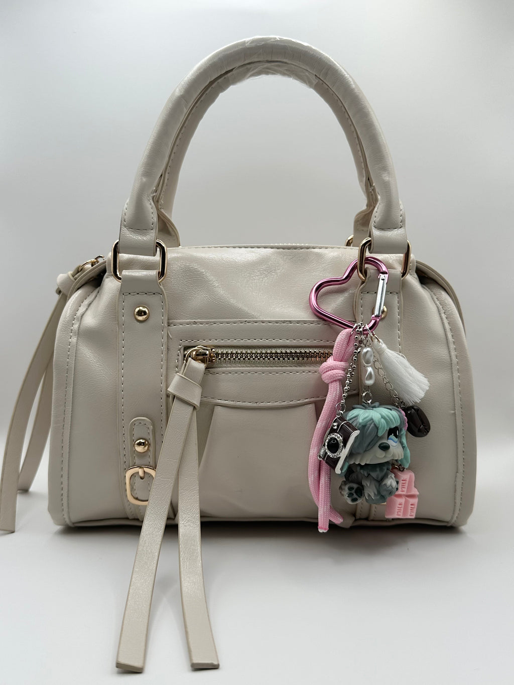 Porte-clés chien de berger gris et bleu Lolipets Memories