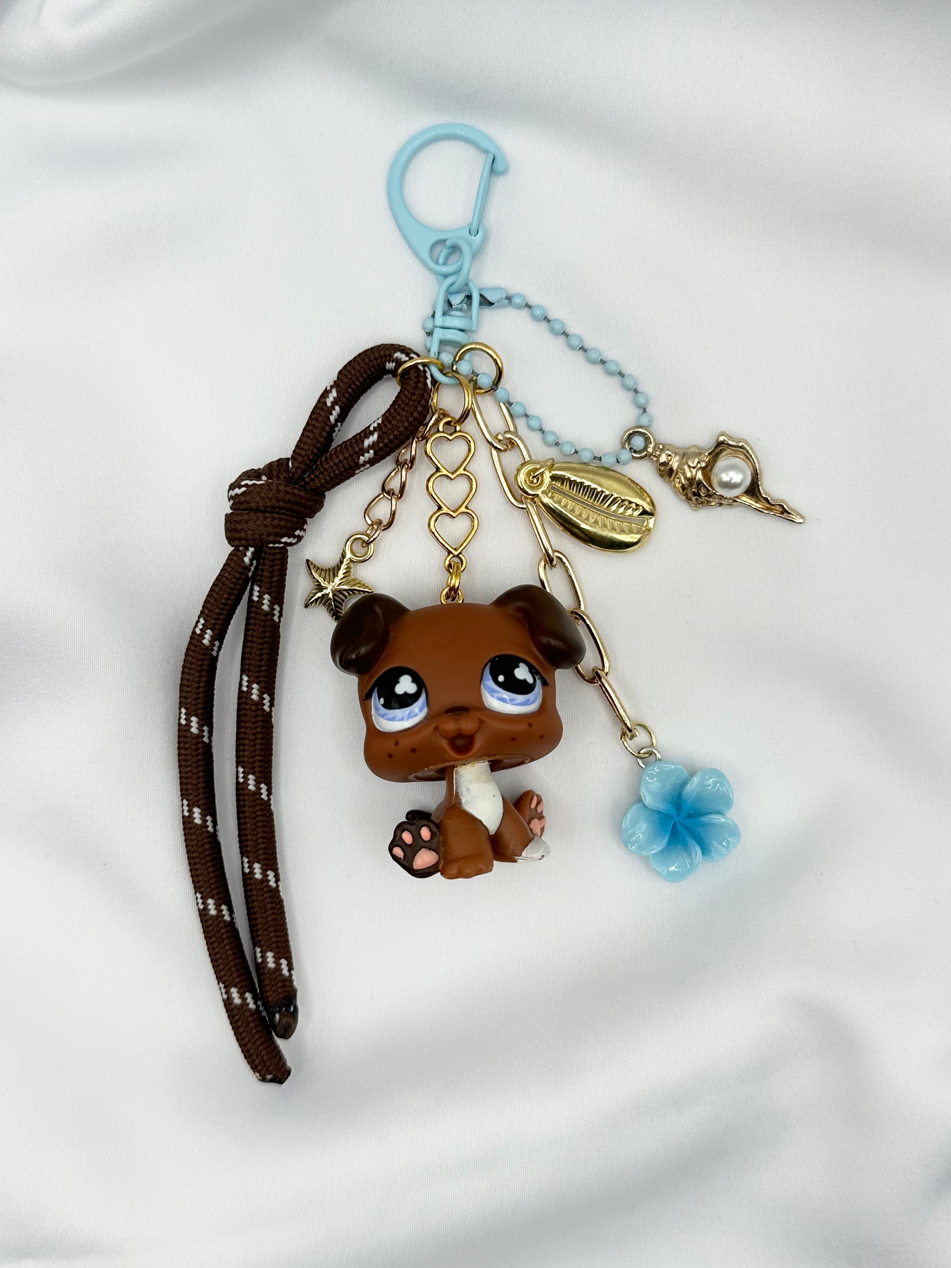 Portes-clés chiot boxer marron Lolipets Memories