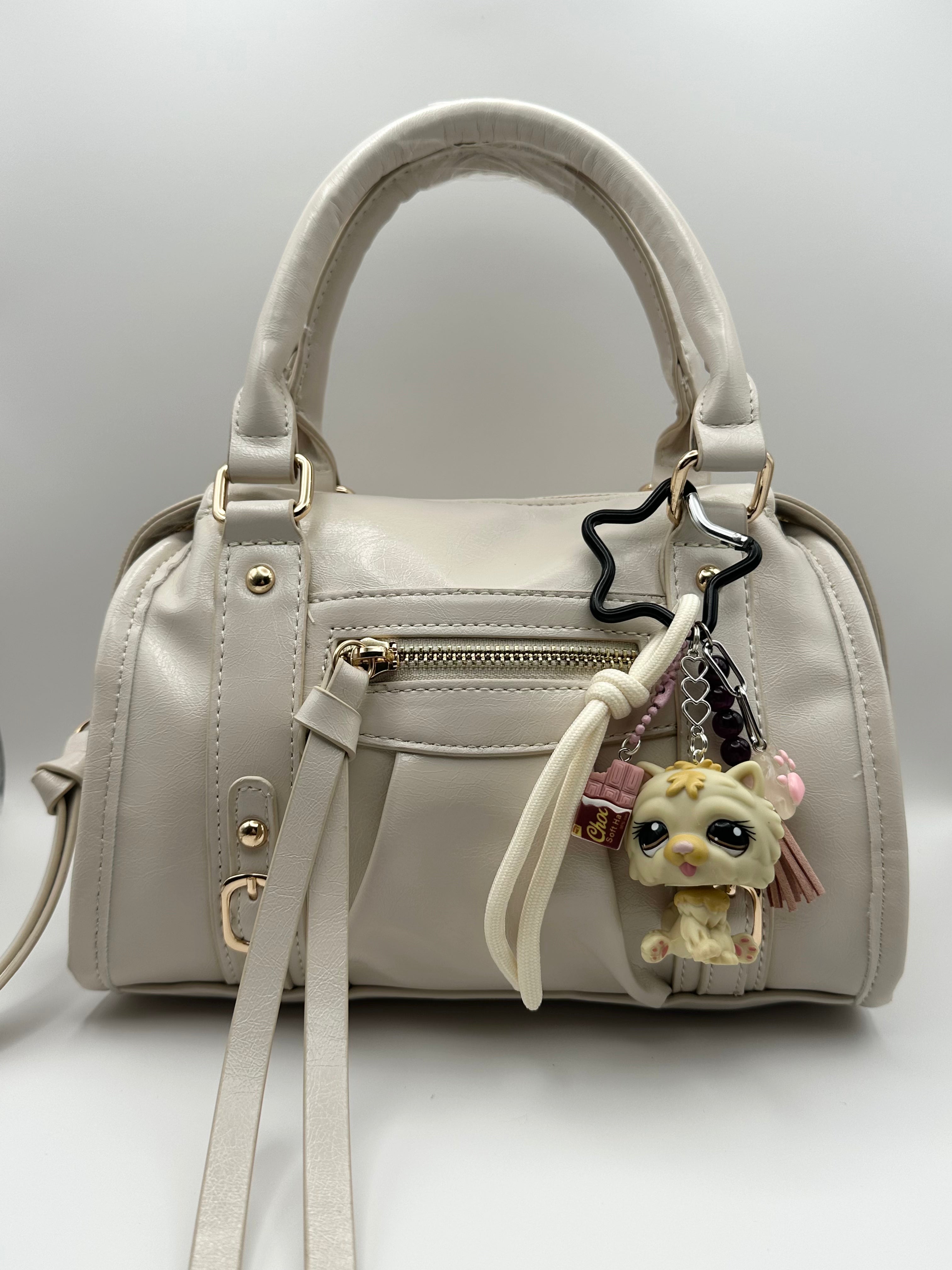 Porte-clé chien chow-chow beige Lolipets Memories
