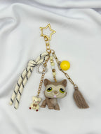 Porte-clés chien husky marron clair Lolipets Memories