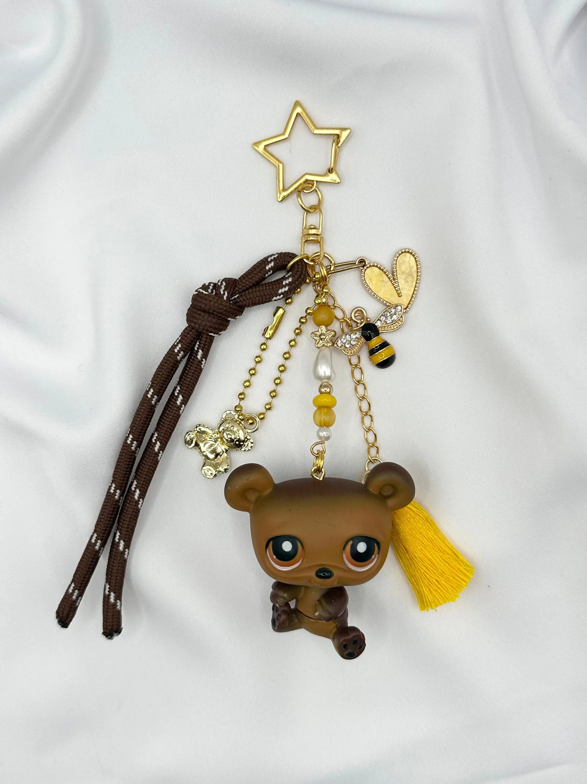 Porte-clés ours marron Lolipets Memories
