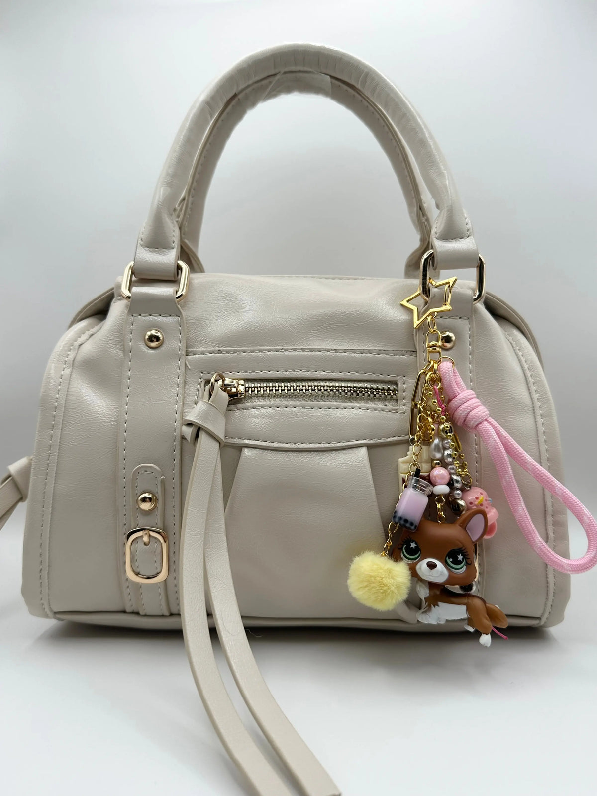 Porte-clés chien corgi marron et blanc Lolipets Memories