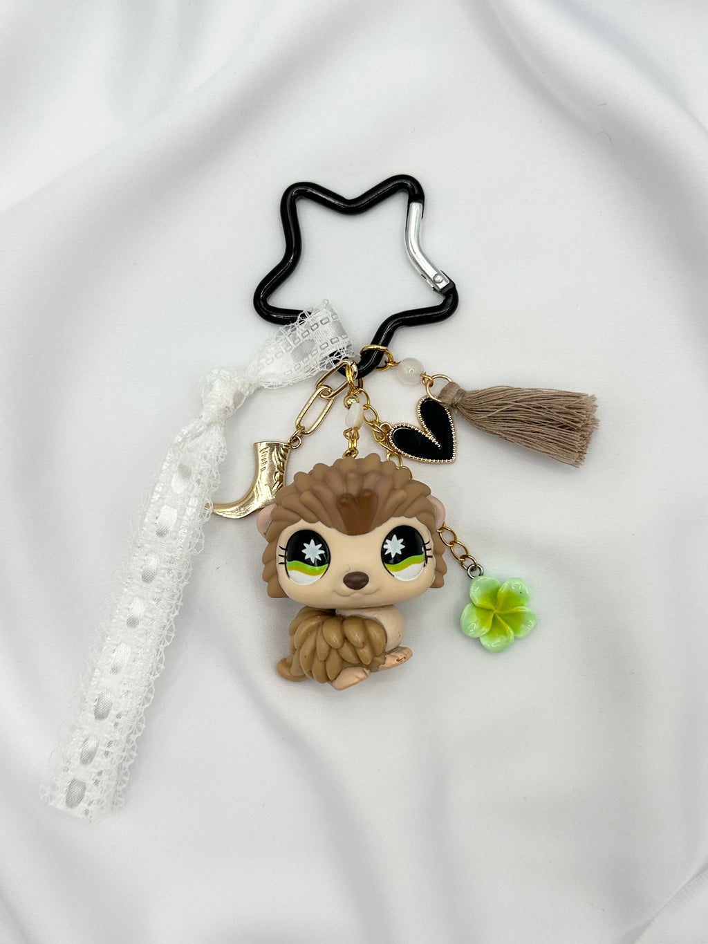 Porte-clé hérisson marron Lolipets Memories