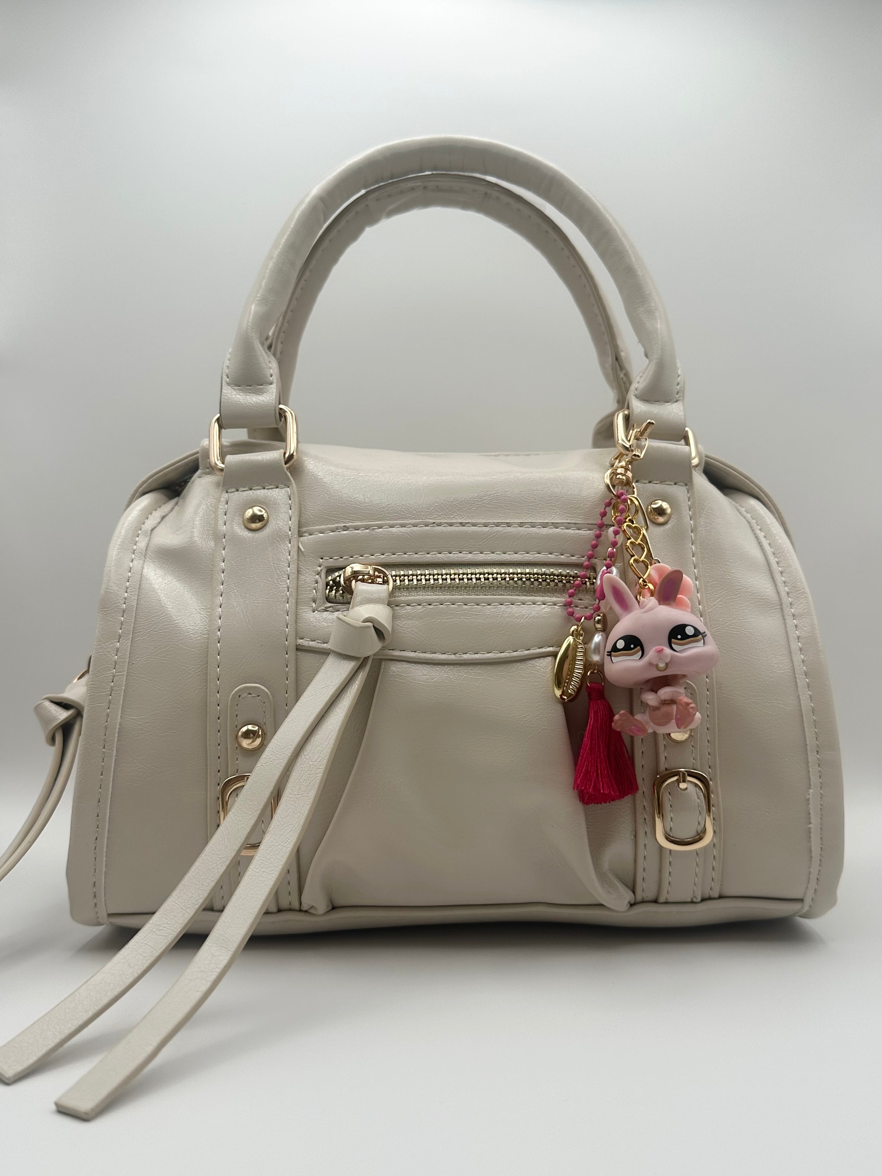 Porte-clé lapin nain rose Lolipets Memories