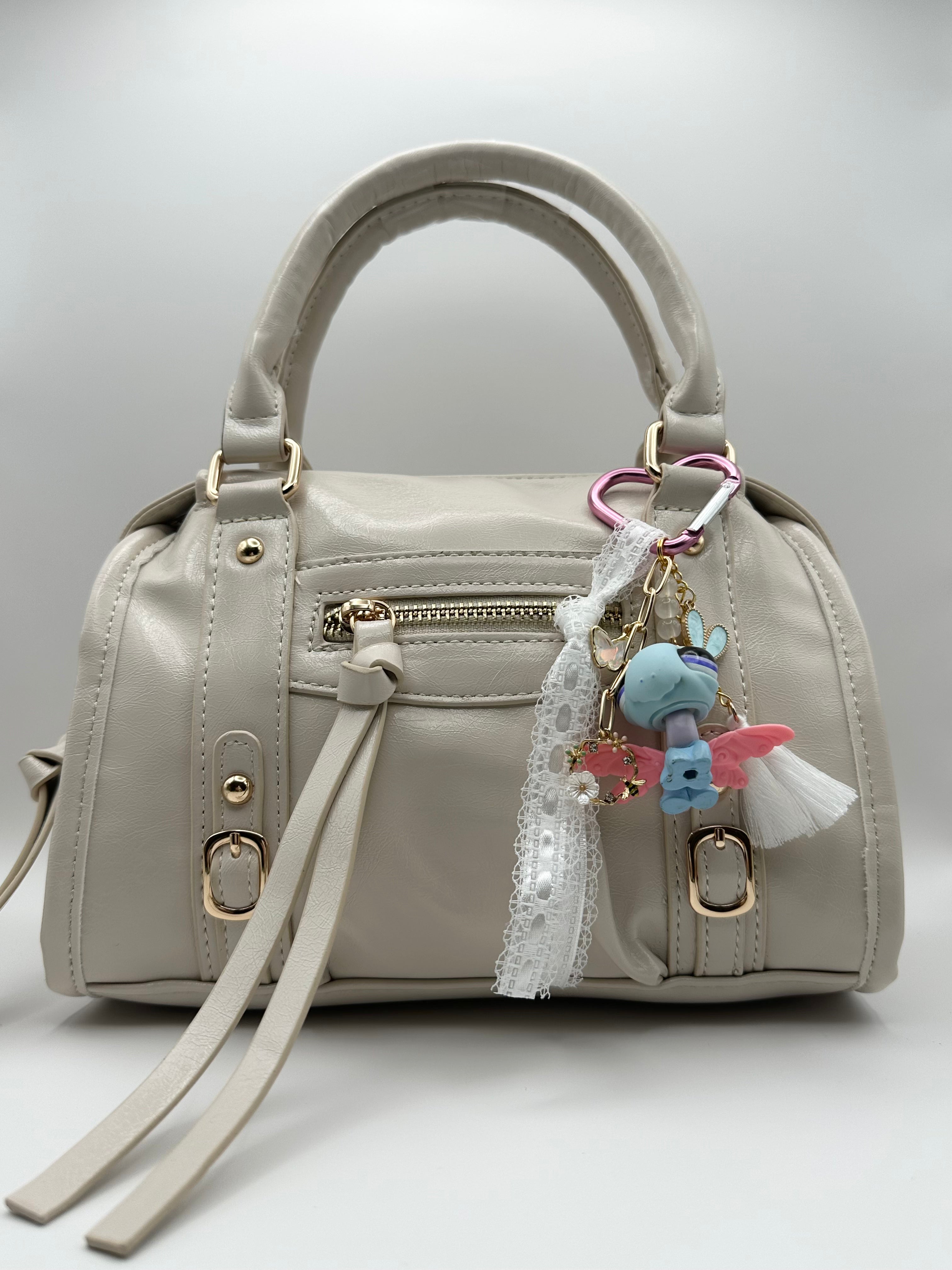 Porte-clé libellule bleue et rose Lolipets Memories