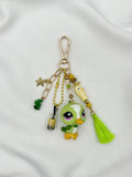 Porte-clé oiseau colibri vert Lolipets Memories