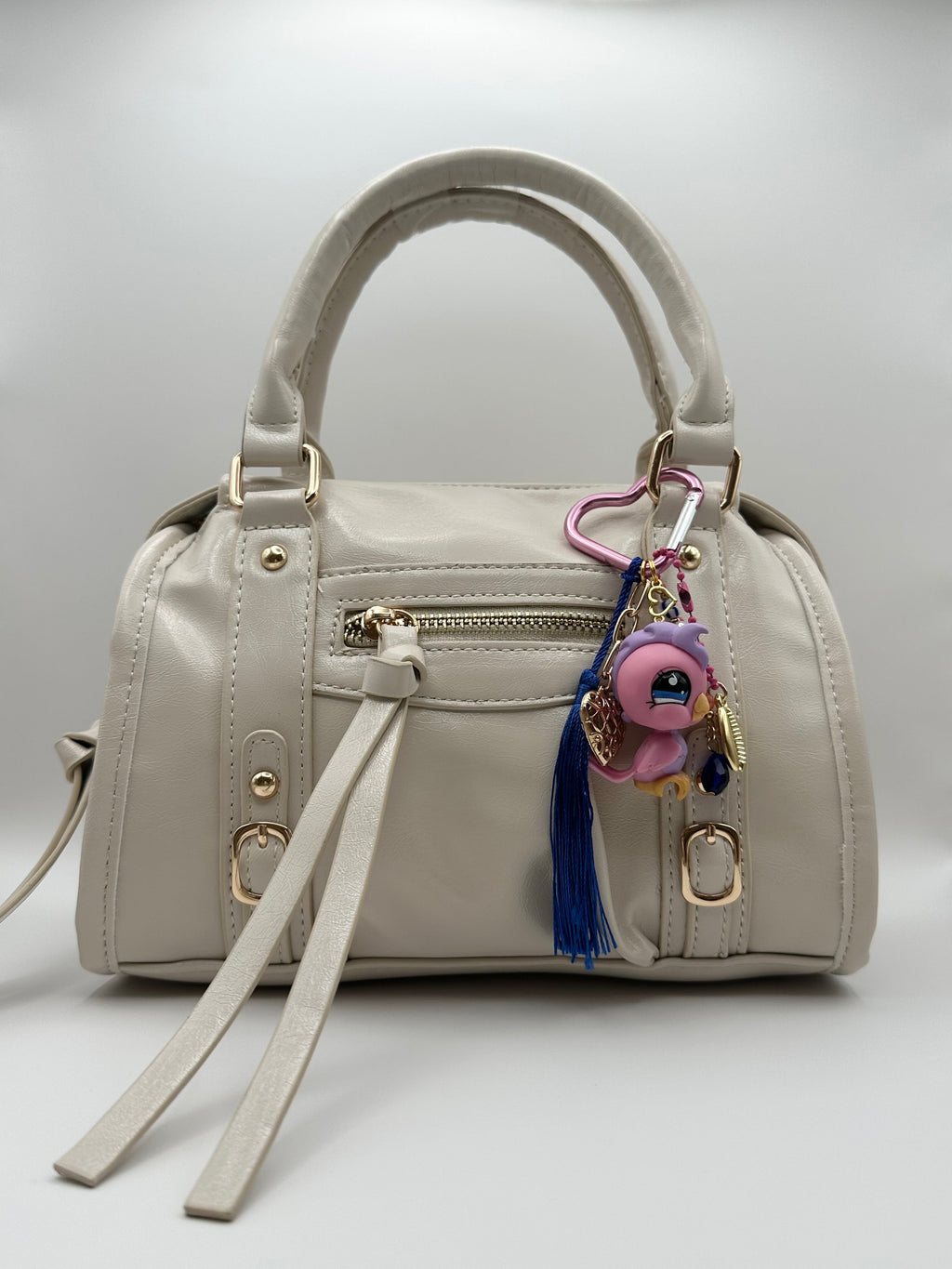 Porte-clé oiseau cacatoès rose Lolipets Memories