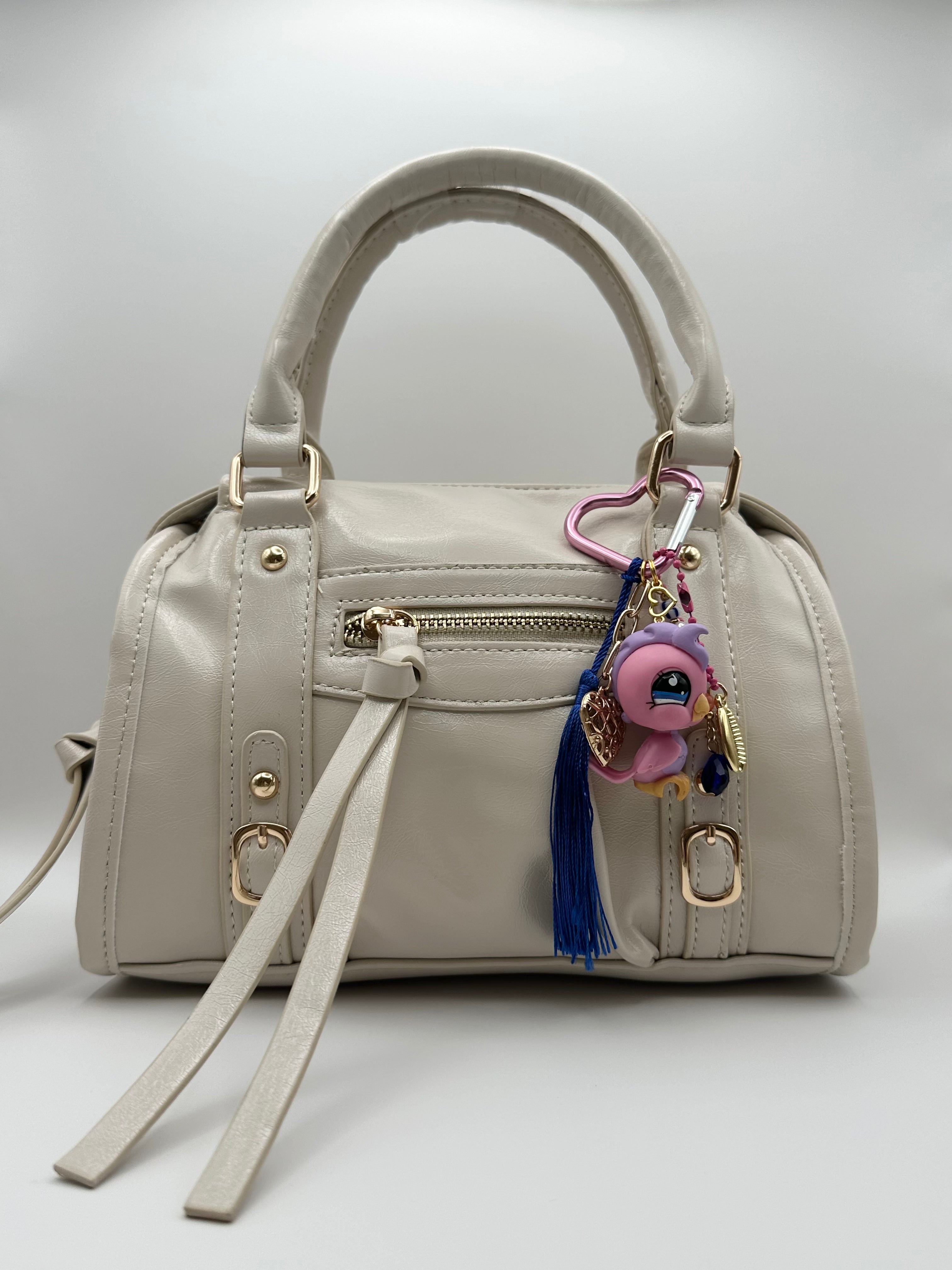 Porte-clé oiseau cacatoès rose Lolipets Memories