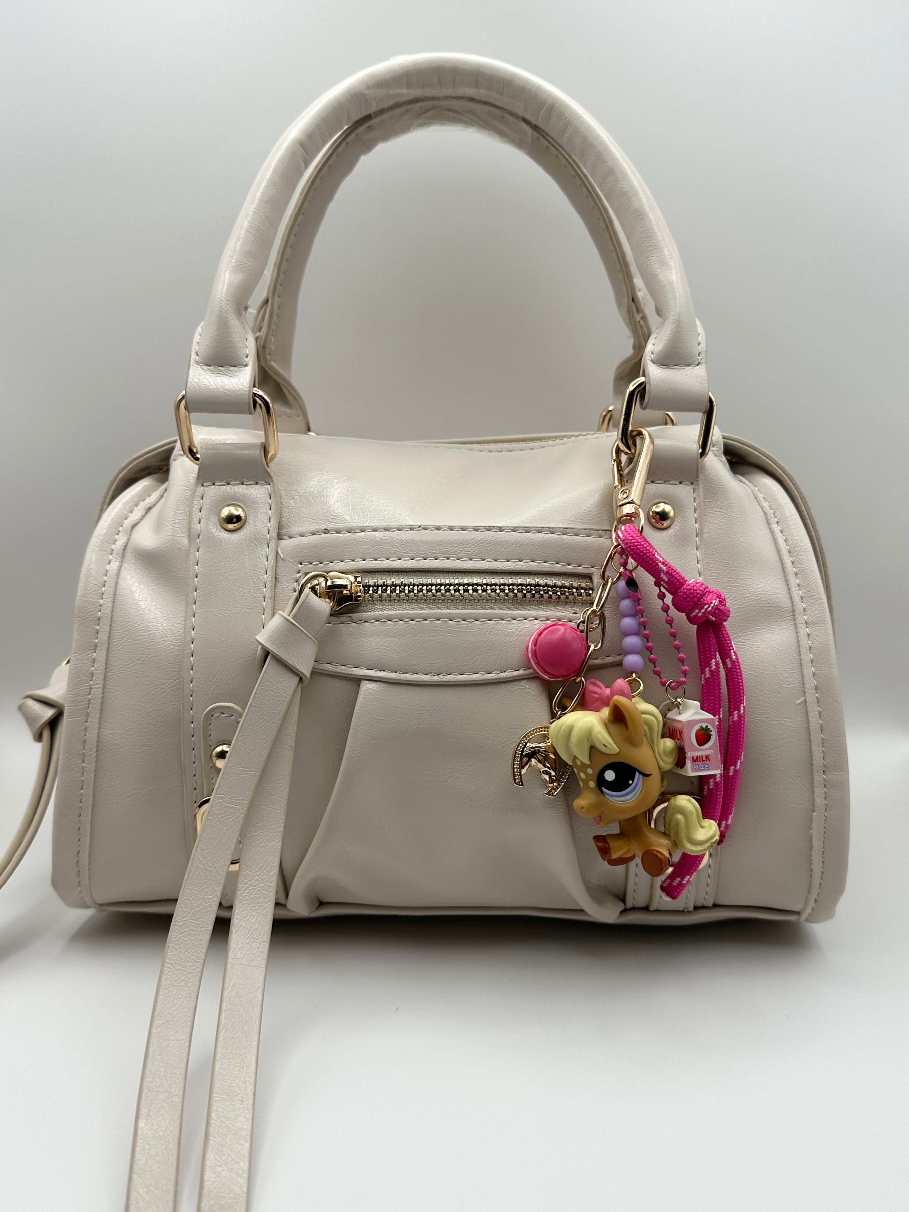 Porte-clés poney marron et blond Lolipets Memories