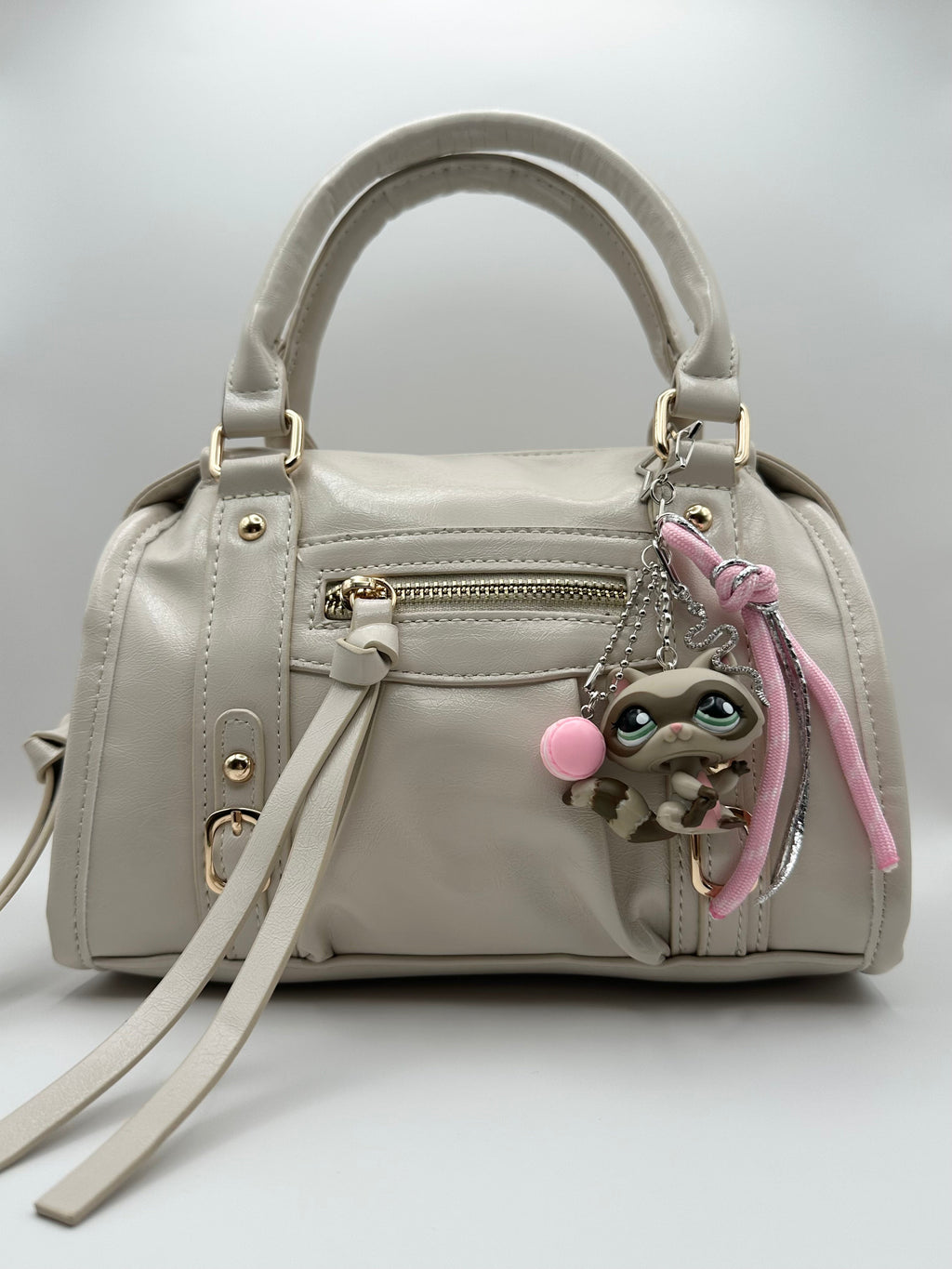 Porte-clé raton-laveur marron Lolipets Memories