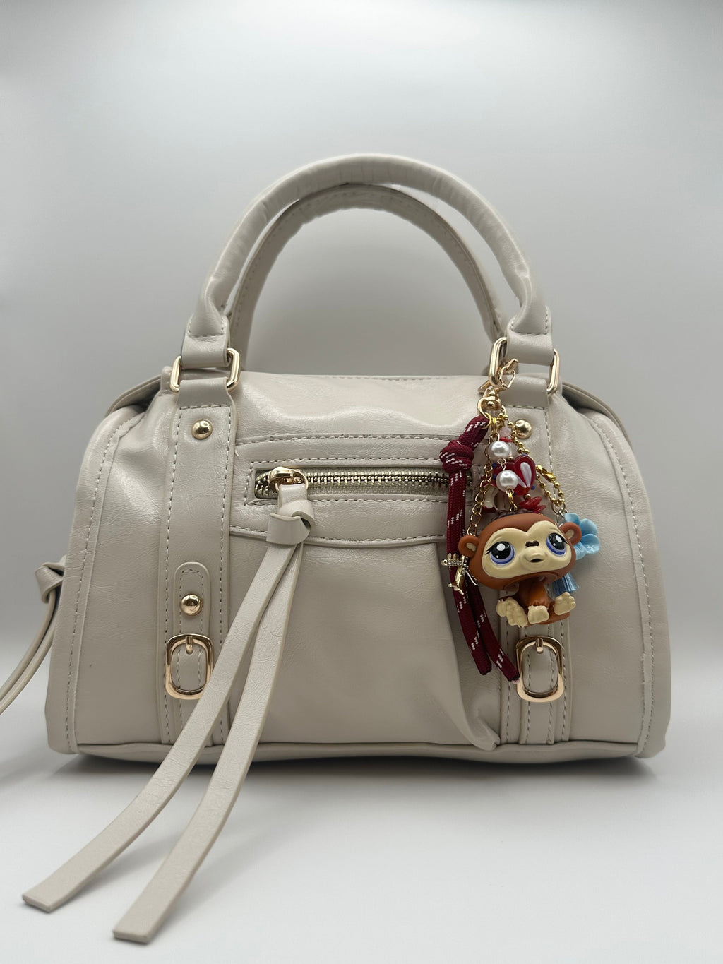 Porte-clé singe gorille marron clair Lolipets Memories