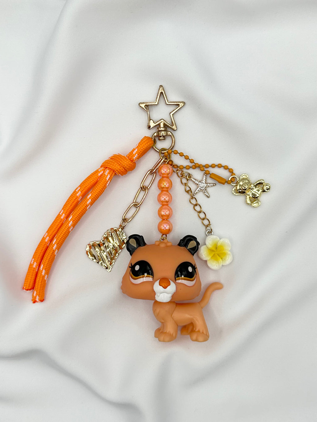 Porte-clé tigre orange Lolipets Memories